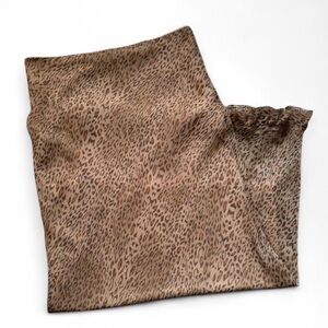 Leopard Print Maxi Skirt